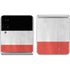 Italy Flag Distressed Galaxy Z Flip4 5G Skin